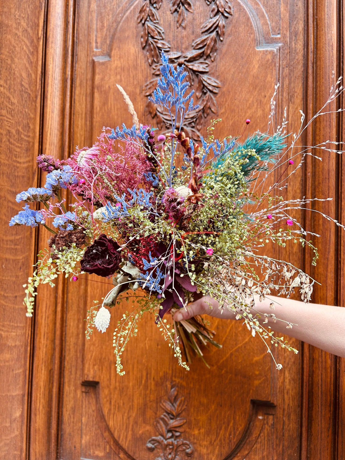 Bouquet de fleurs séchées
